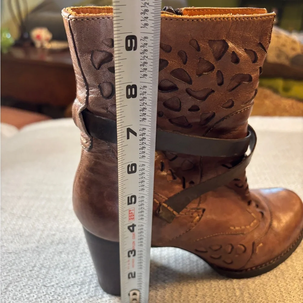 Everybody by BZ Moda Brown Leather Women's Boots - Picture 7 of 11